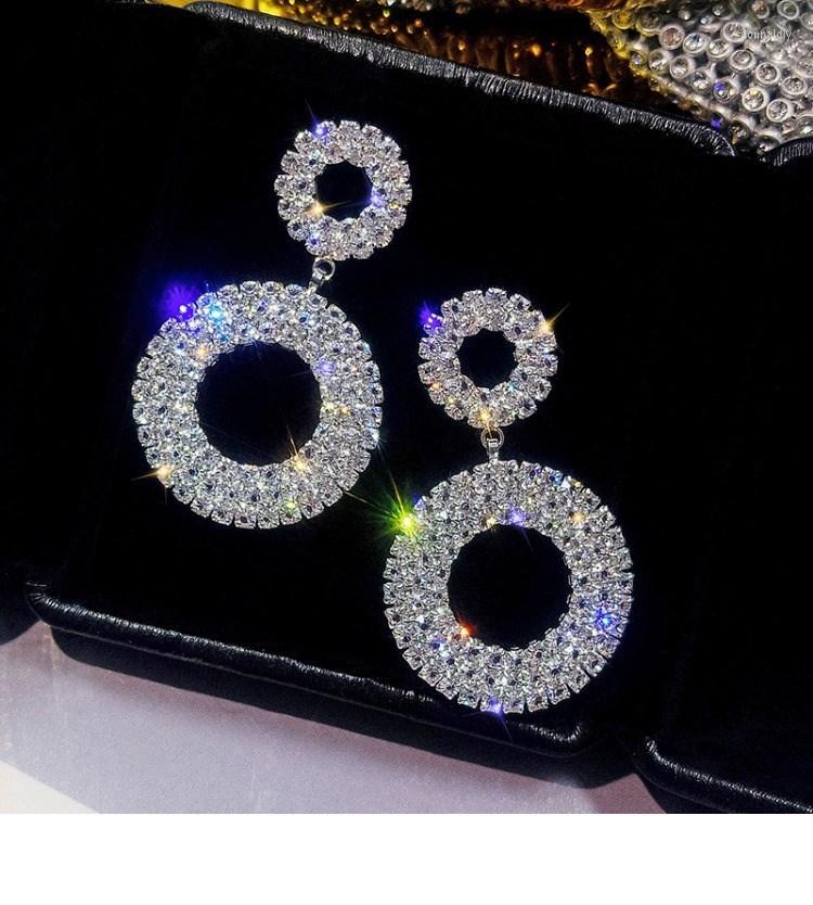 Dangle Earrings Style Thai Color Needle Crystal From Swarovskis For Women Exquisite Rhinestone Earring Fashion Jewelry