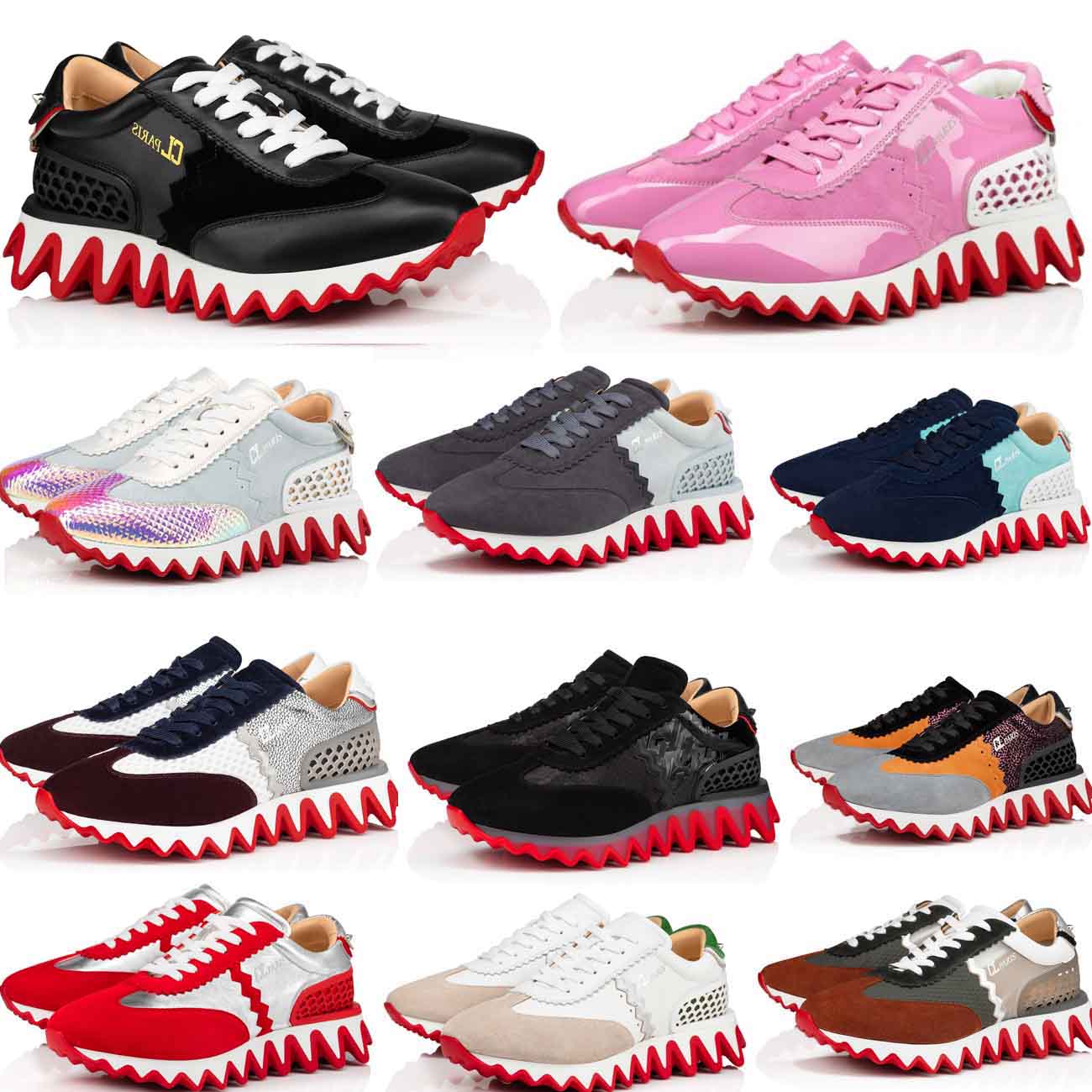 Men women dress shoes casual shoe spike sneaker spike reds sole Loubishark Woman sneakers low top trainers luxury designer lace up with box, 20
Men women dress shoes casual shoe spike sneaker spike reds sole Loubishark Woman sneakers low top trainers luxury designer lace up with box, 20