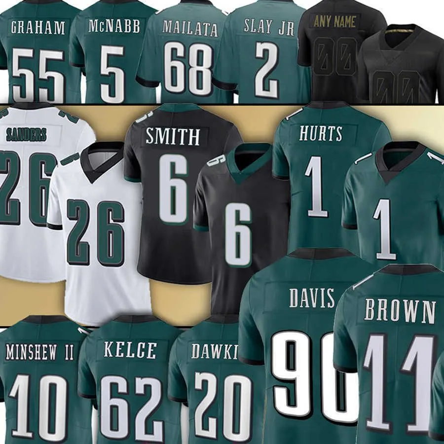 Football Jersey Men Women Philadelphia''Eagles''Limited Hurts Youth''NFL''Jerseys Wholesale Custom