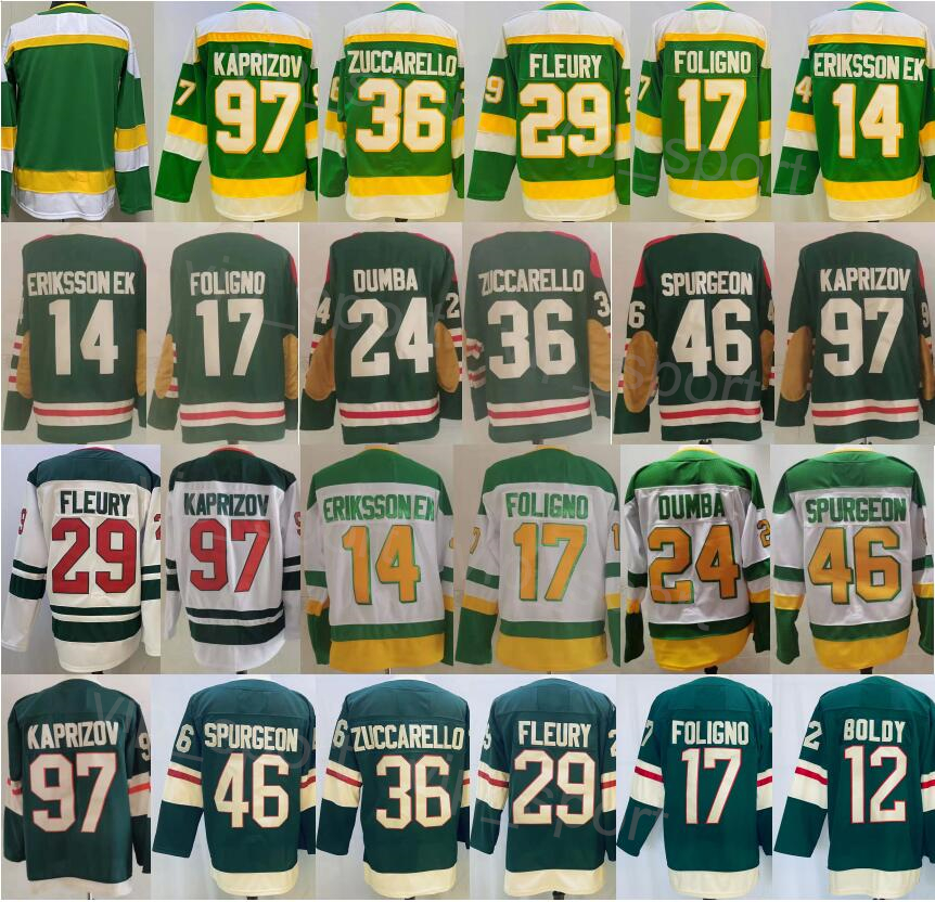Reverse Retro Hockey 46 Jared Spurgeon Jerseys 17 Marcus Foligno 29 Marc-Andre Fleury 14 Joel Eriksson Ek 12 Matt Boldy 97 Kirill Kaprizov Mats Zuccarello Matt Dumba, Green
Reverse Retro Hockey 46 Jared Spurgeon Jerseys 17 Marcus Foligno 29 Marc-Andre Fleury 14 Joel Eriksson Ek 12 Matt Boldy 97 Kirill Kaprizov Mats Zuccarello Matt Dumba, Green