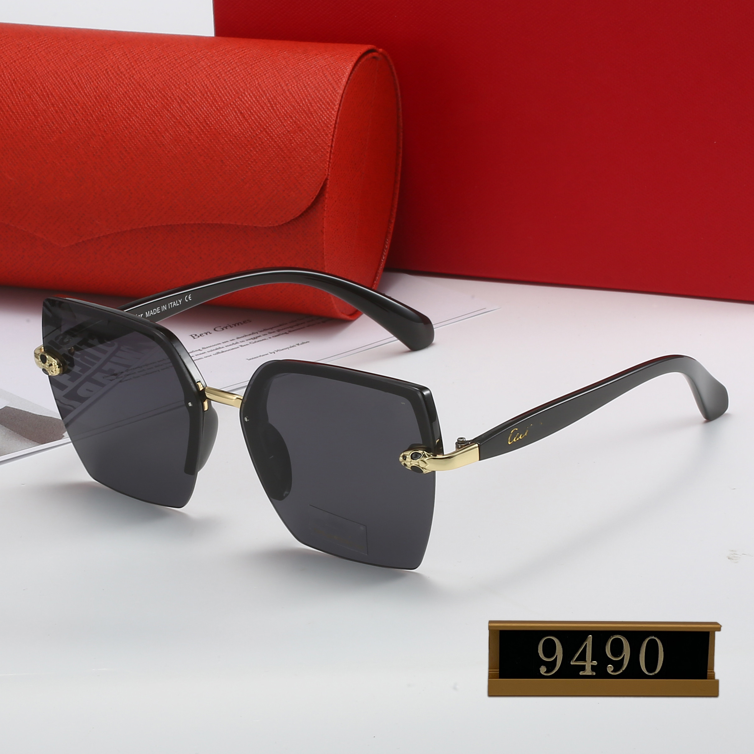 Fashion Designer Sunglasses Classic Eyeglasses Goggle Outdoor Beach Sun Glasses For Man Woman 8 Colors 9490
Fashion Designer Sunglasses Classic Eyeglasses Goggle Outdoor Beach Sun Glasses For Man Woman 8 Colors 9490