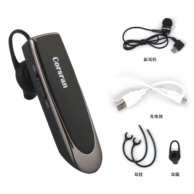 Explosion K200 Play Business Bluetooth Headset Car Bluetooth Earpiece Hands Free with mic ear-hook Wireless Earphone