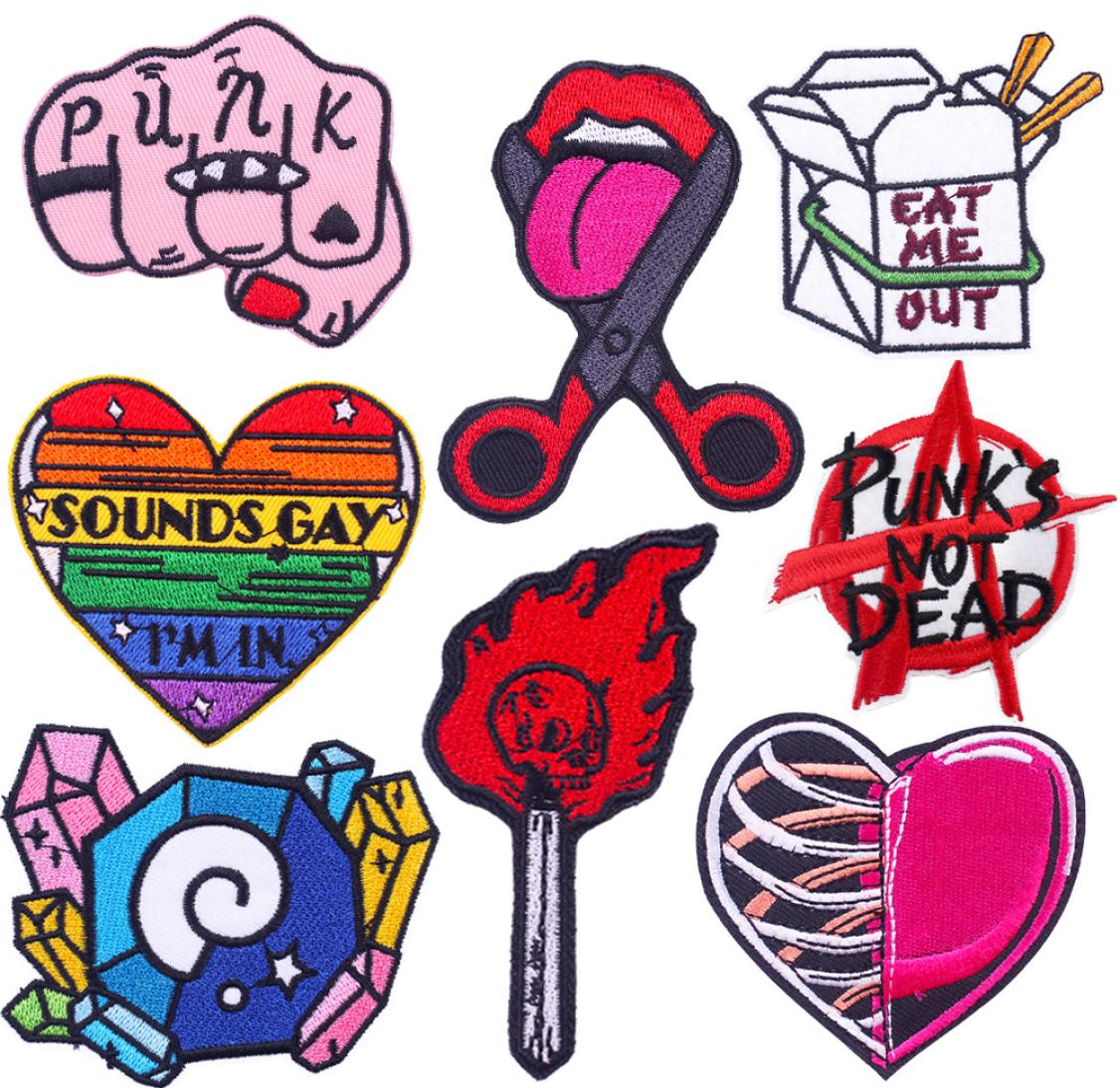 Factory spot cartoon embroidery cloth stickers computer embroidery love rainbow with adhesive patch stickers punk gem cloth sticke5256662
Factory spot cartoon embroidery cloth stickers computer embroidery love rainbow with adhesive patch stickers punk gem cloth sticke5256662
