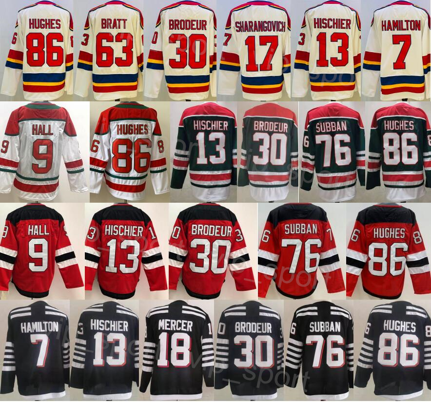 Men Reverse Retro Hockey 18 Dawson Mercer Jerseys 9 Taylor Hall 30 Martin Brodeur 13 Nico Hischier 76 PK Subban 7 Dougie Hamilton 86 Jack Hughes Alternate Black Sport, Green
Men Reverse Retro Hockey 18 Dawson Mercer Jerseys 9 Taylor Hall 30 Martin Brodeur 13 Nico Hischier 76 PK Subban 7 Dougie Hamilton 86 Jack Hughes Alternate Black Sport, Green