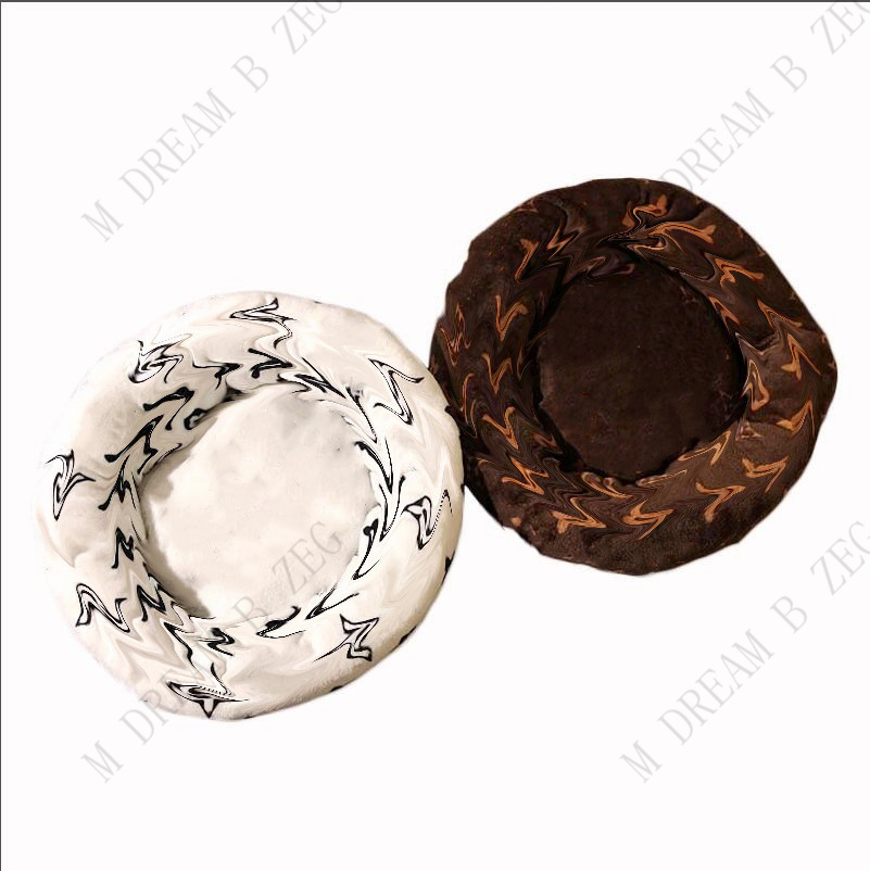 Designer Dog Bed Brand Cute Kennels & Pens Round Washable Fashion Pet Sofa Mats Super Soft Classical Beds PS1409, In the figure
Designer Dog Bed Brand Cute Kennels & Pens Round Washable Fashion Pet Sofa Mats Super Soft Classical Beds PS1409, In the figure