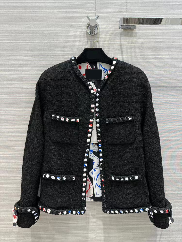 Chan New 2023 Women's brand jacket OOTD designer Fashion high-end autumn winter Print LOGO High version tweed coat Leisure Spring Coats Women birthday Christmas Gift, Black
Chan New 2023 Women's brand jacket OOTD designer Fashion high-end autumn winter Print LOGO High version tweed coat Leisure Spring Coats Women birthday Christmas Gift, Black