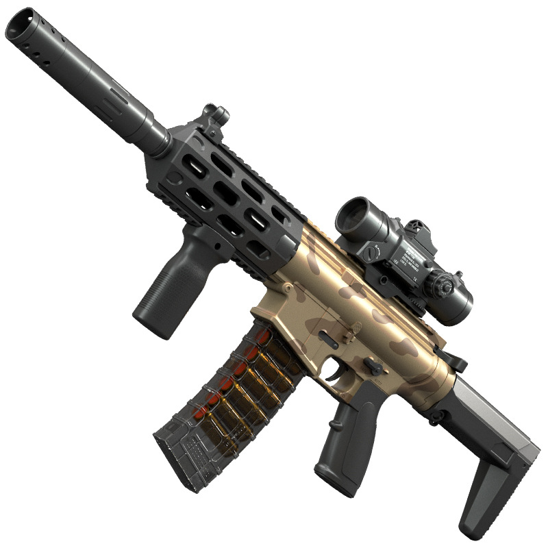 2022 New AAC Soft Bullet Shell Ejection Toy Electric Manual 2 Modes Shooting Model Launcher Rifle Sniper Gun For Adults Boys Children CS