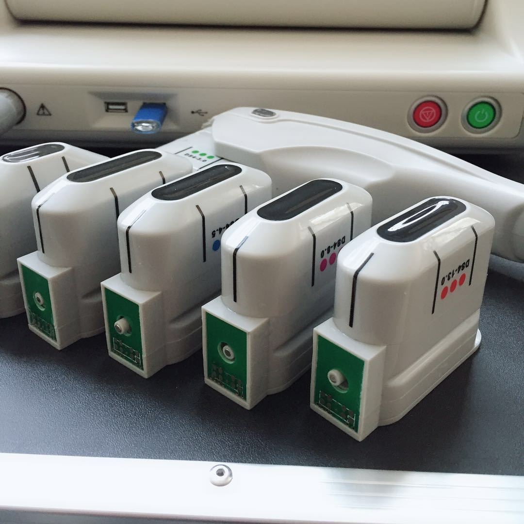 HIFU Machine for Face Lifting & Skin Tightening, Non-Invasive Ultrasound Treatment with 3/5 Cartridges, Reduces Wrinkles & Improves Elasticity