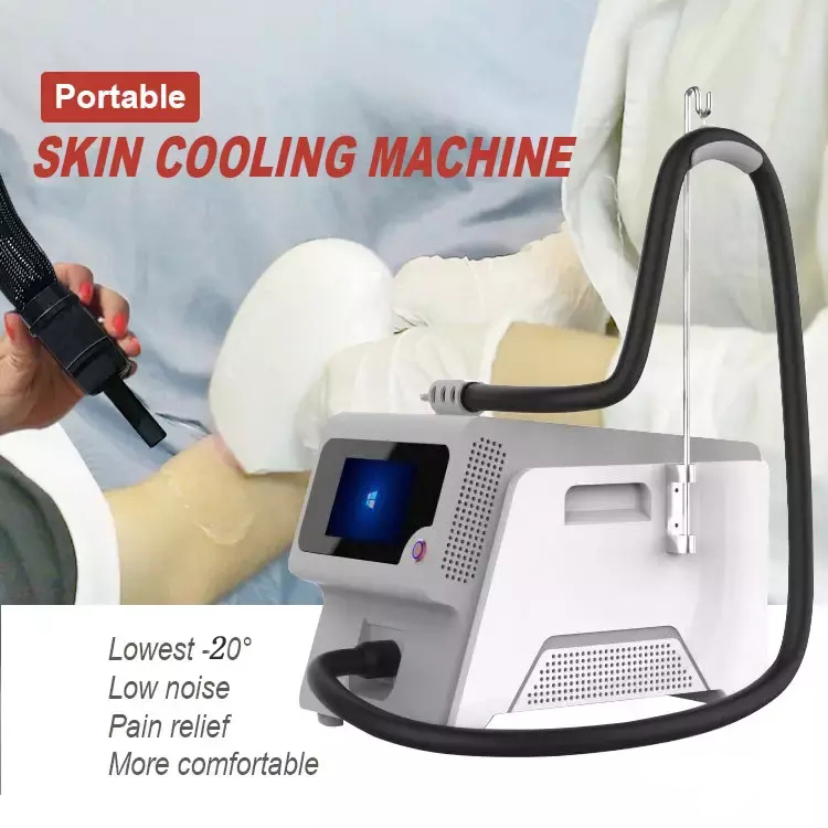 Colder Air Machine Cold Air Skin Cooling System Relieve Pain for comfortable safe laser treatments
