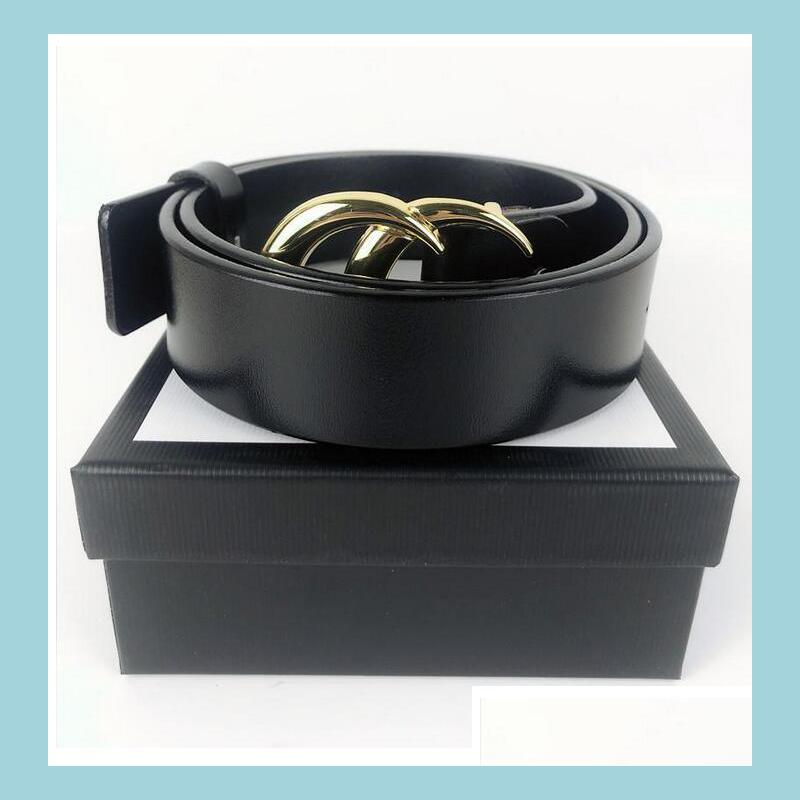 Belts Mens Woman Classic Smooth Buckle Genuine Leather Belt Highly Quality Come With Gift Box And Handbag Drop Delivery Fashion Acces Dhb4U, Black
Belts Mens Woman Classic Smooth Buckle Genuine Leather Belt Highly Quality Come With Gift Box And Handbag Drop Delivery Fashion Acces Dhb4U, Black