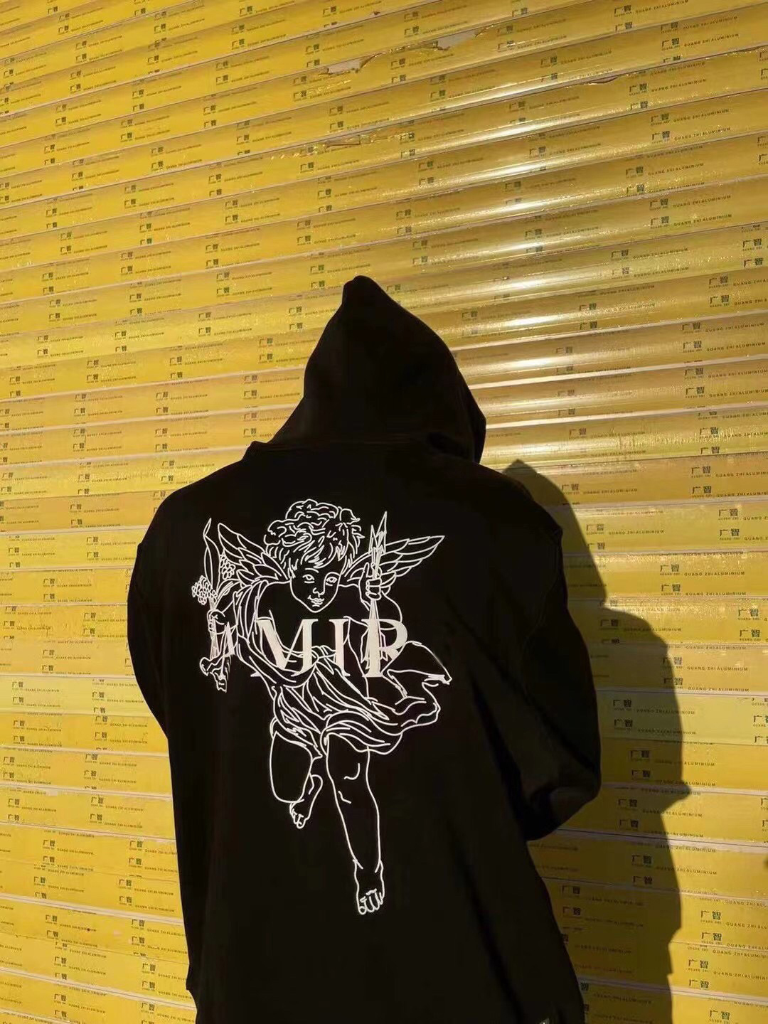 Men's Hoodies Baby Angel Print Sweatshirts Men Women Oversized Pullover Hooded Hoodies