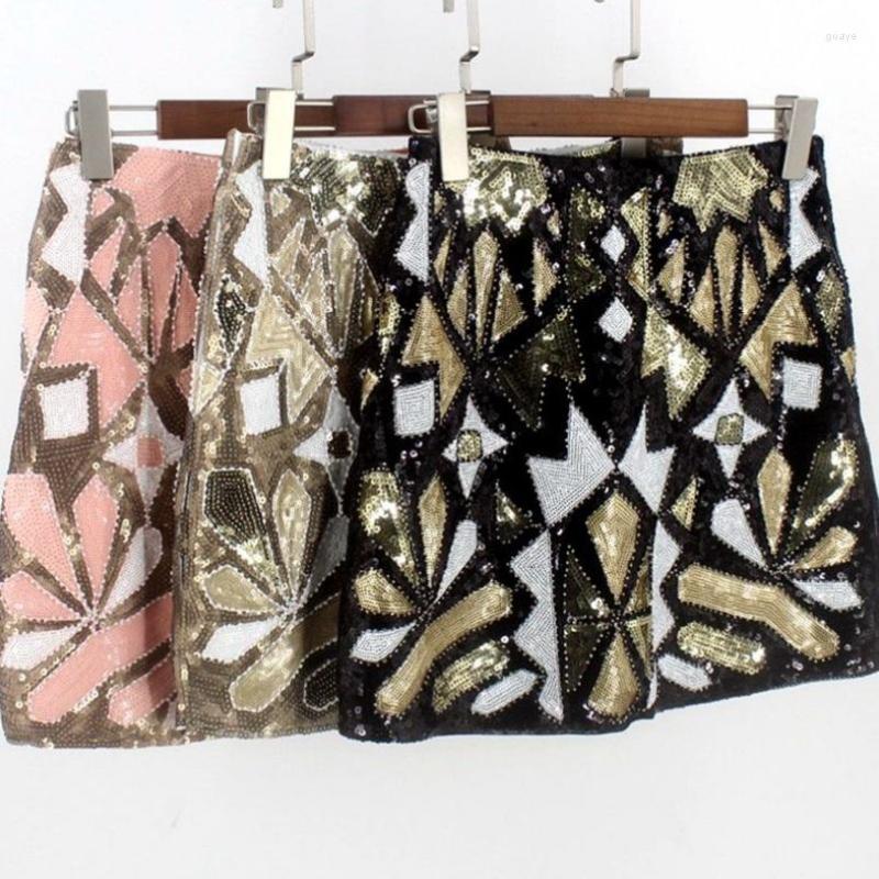 Skirts Spring Wemen's Fashion Baroque Geometric Beaded Embroidery Sequins Skirt, Black
Skirts Spring Wemen's Fashion Baroque Geometric Beaded Embroidery Sequins Skirt, Black