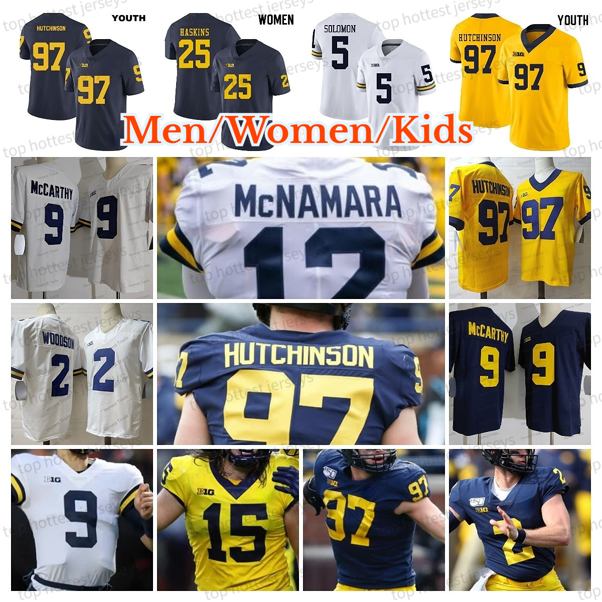 Michigan Wolverines 9 JJ McCarthy Football Jersey Corum Brady Donovan Edwards Ronnie Bell Howard Charles 2 Woodson Hutchinson Barrett Kinnel NCAA College Stitched, Navy blue
Michigan Wolverines 9 JJ McCarthy Football Jersey Corum Brady Donovan Edwards Ronnie Bell Howard Charles 2 Woodson Hutchinson Barrett Kinnel NCAA College Stitched, Navy blue