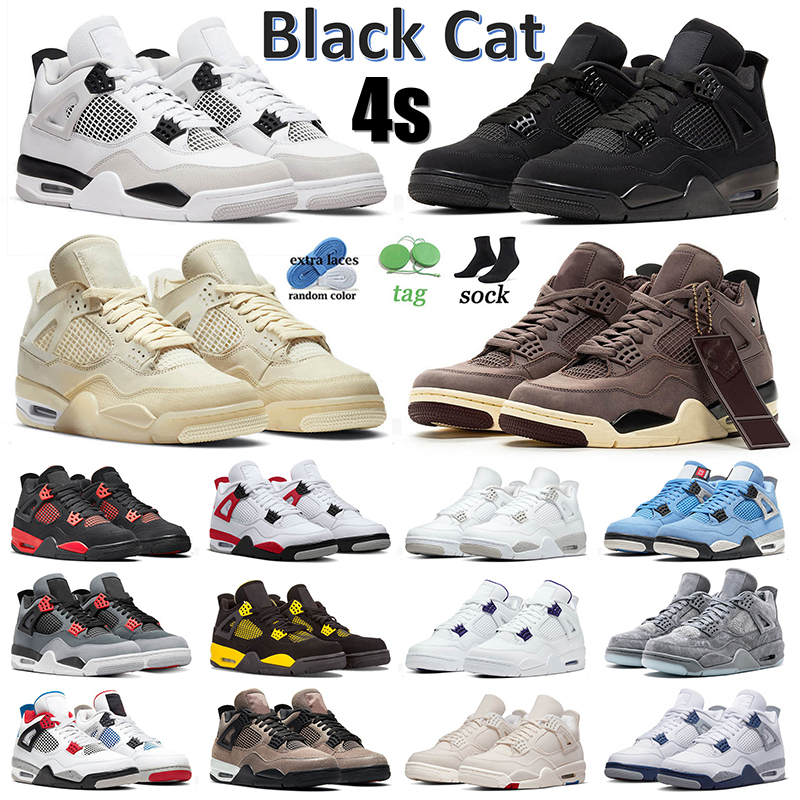 Cat Black 4 Basketball Shoes 4s Men Women Trainers Military Sail Violet Ore Red Thunder Cement University Blue White Oreo Photon Dust, A2 black cat 36-47
Cat Black 4 Basketball Shoes 4s Men Women Trainers Military Sail Violet Ore Red Thunder Cement University Blue White Oreo Photon Dust, A2 black cat 36-47