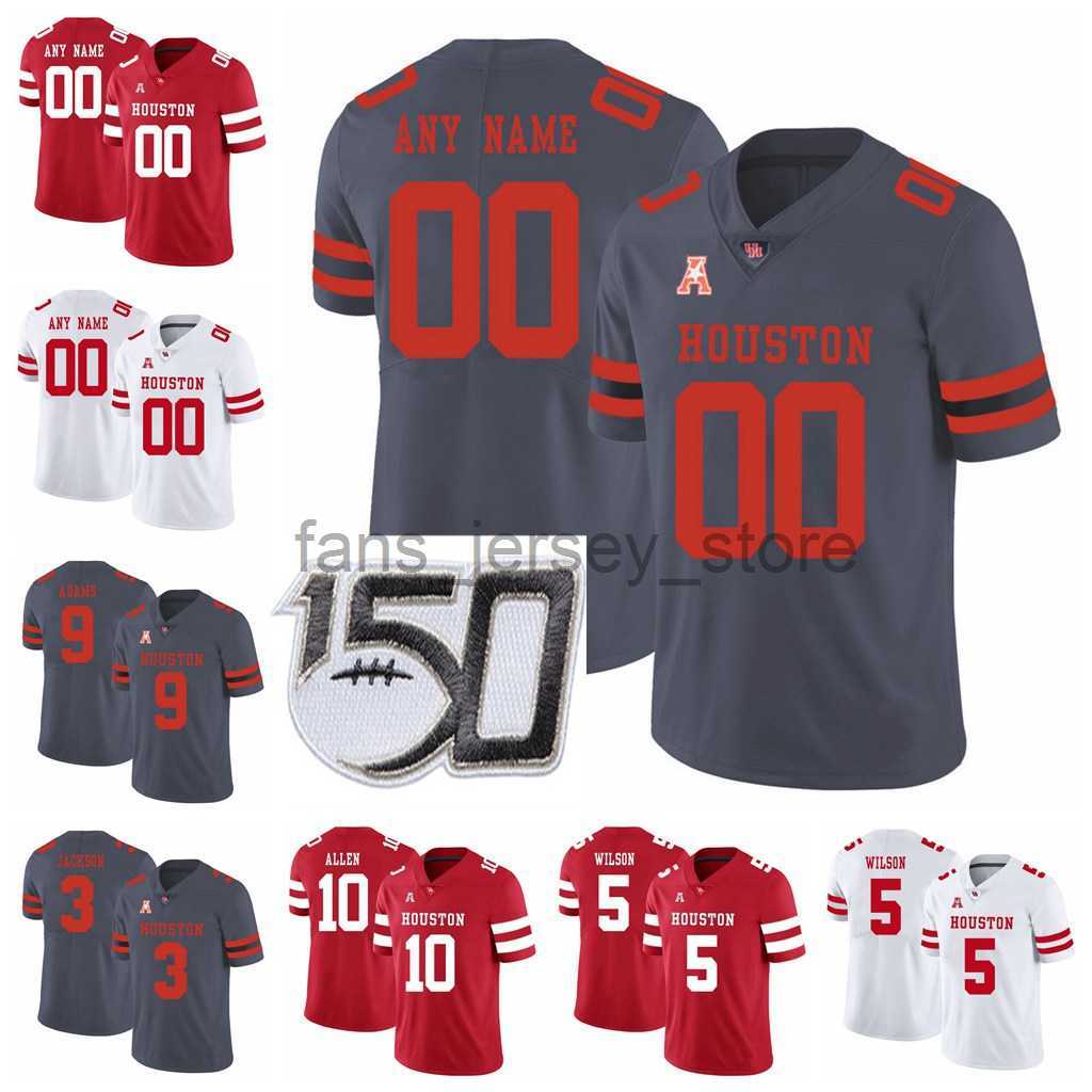 NCAA Houston Cougars College Football Jerseys 4 Kevin Kolb Jersey 94 Cameron Malveaux 7 David Klingler Demarcus Ayers Custom Stitched