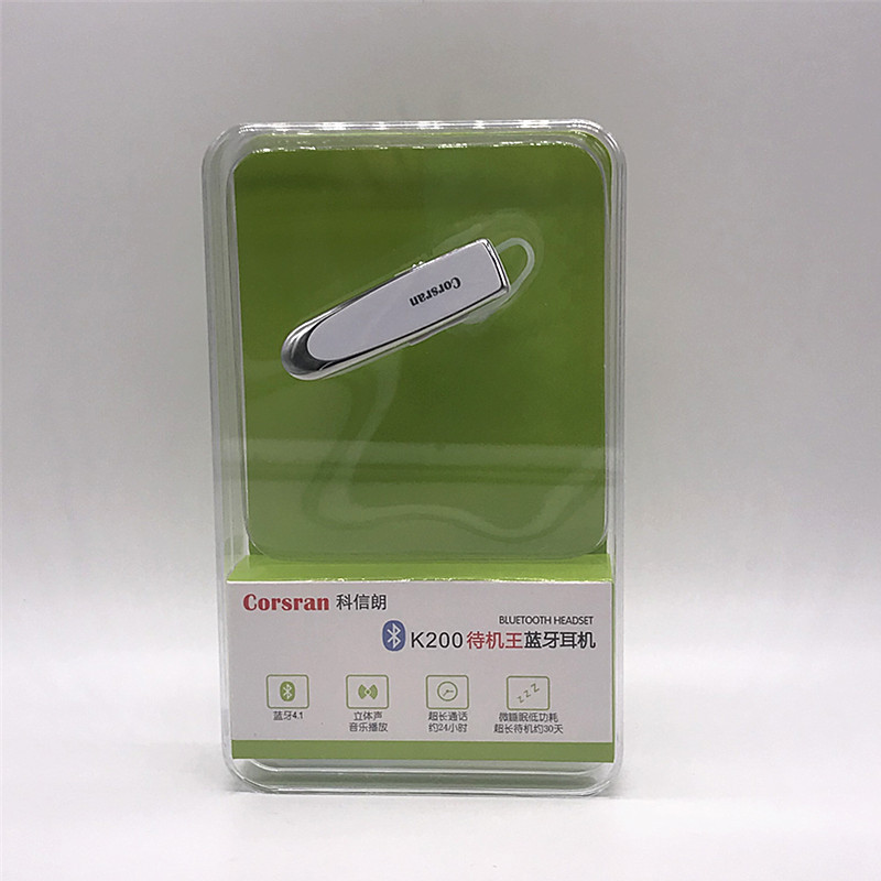 Explosion K200 Play Business Bluetooth Headset Car Bluetooth Earpiece Hands Free with mic ear-hook Wireless Earphone