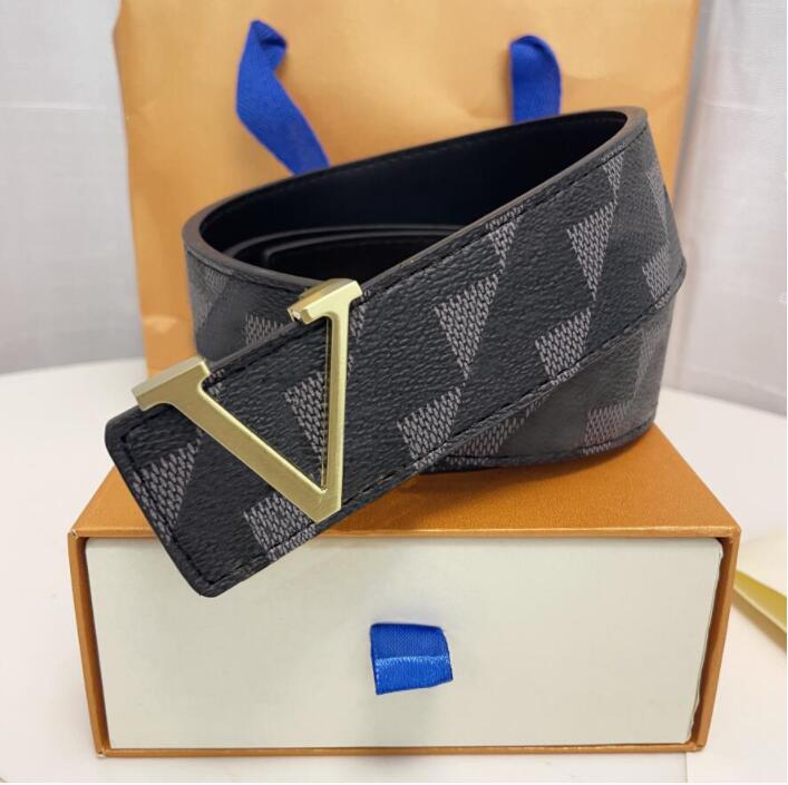 Fashion buckle genuine leather belt Width 40mm 18 Styles Highly Quality with Box designer men women mens belts AAA1100