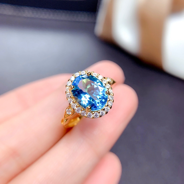 Oval Topaz Diamond Solitaire Rings Crystal Women Wedding Engagement Ring Fashion Fine Jewelry Gift Will and Sandy
Oval Topaz Diamond Solitaire Rings Crystal Women Wedding Engagement Ring Fashion Fine Jewelry Gift Will and Sandy