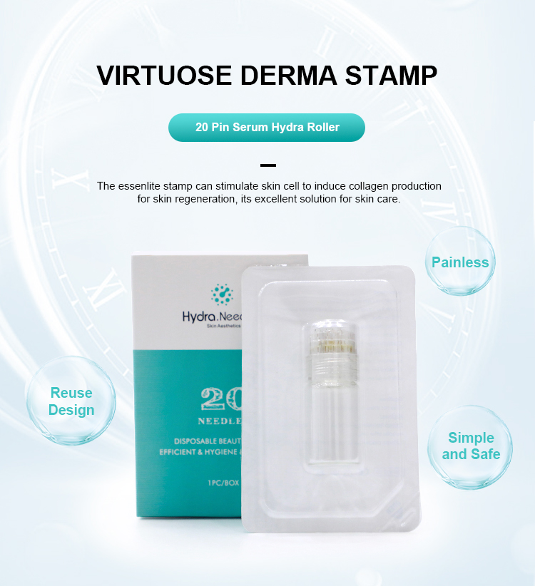 Aquagold Fine Touch Automatic Hydra Roller 20 Micro Needles Microneedling Titanium
Aquagold Fine Touch Automatic Hydra Roller 20 Micro Needles Microneedling Titanium