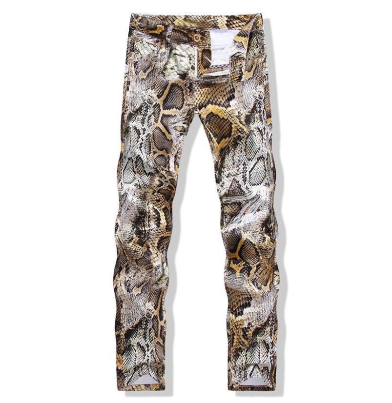 Mens Snakeskin Printed Jeans Slim Fit Skinny Night Club DJ Trousers Pants Slacks For Male Plus Size6805192, Multi
Mens Snakeskin Printed Jeans Slim Fit Skinny Night Club DJ Trousers Pants Slacks For Male Plus Size6805192, Multi