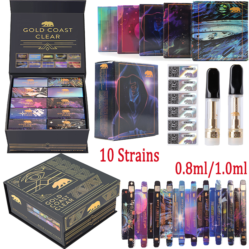 Black Box Gold Coast Clear Cartridge Atomizers Empty Vape Cartridge Packaging 0.8ml 1.0ml E Cigarette Carts Ceramic Thick Oil Dab Pen Wax Vaporizers
Black Box Gold Coast Clear Cartridge Atomizers Empty Vape Cartridge Packaging 0.8ml 1.0ml E Cigarette Carts Ceramic Thick Oil Dab Pen Wax Vaporizers