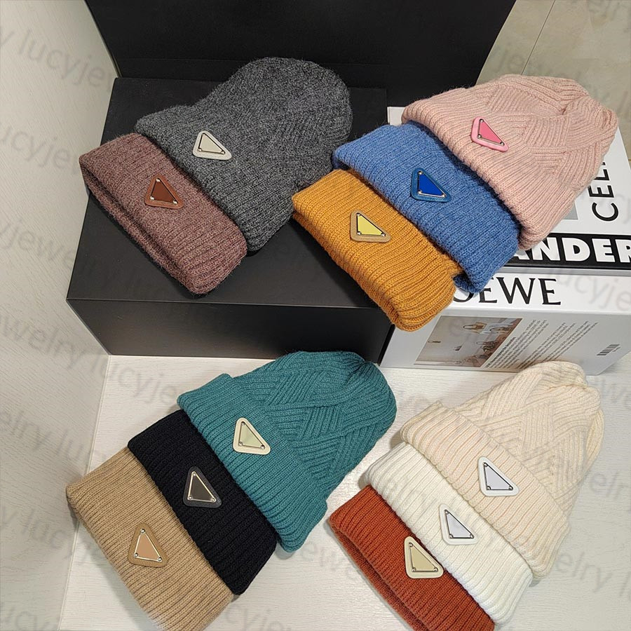 Luxury Knitted Hat Designer Beanie for Man Woman Cap Winter Skull Caps Bucket Hats 11 Color Optional