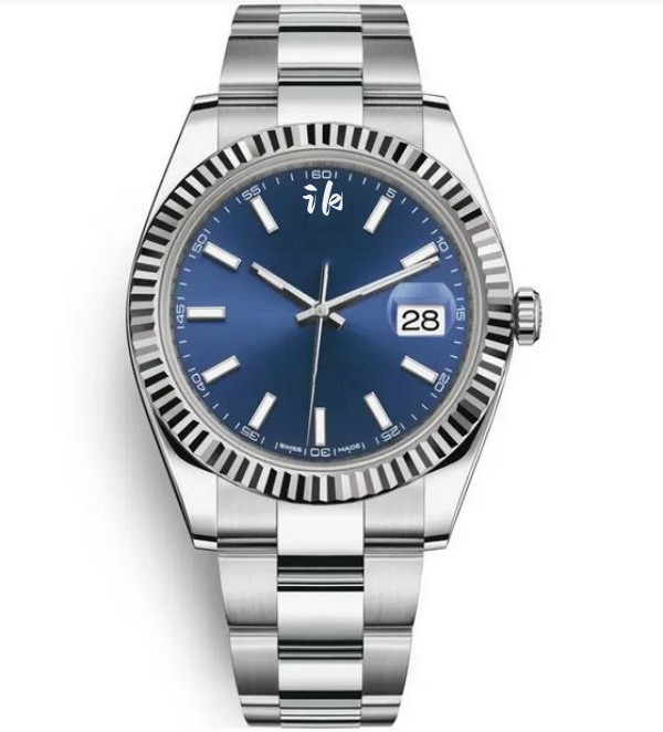 NEW arrivals Hot sell classic mechanical man watch Automatic Stainless steel band Watches luxury watch 40MM Blue Face 234