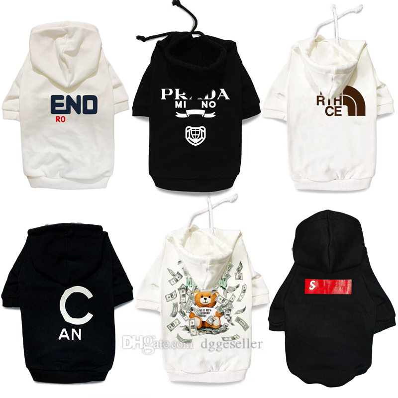 Designer Dog Clothes Brand Dog Apparel Soft and Warm Dogs Hoodie Sweater with Classic Design Pattern Pet Winter Coat Cold Weather Jackets for XS-XXL Puppy Black XL A443, As follows
Designer Dog Clothes Brand Dog Apparel Soft and Warm Dogs Hoodie Sweater with Classic Design Pattern Pet Winter Coat Cold Weather Jackets for XS-XXL Puppy Black XL A443, As follows