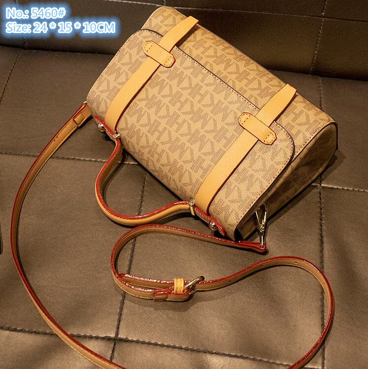Wholesale factory ladies shoulder bag 2 colors classic letter printed handbag flip belt fashion messenger bag elegant Joker large contrast leather backpack, Coffee-5460#
Wholesale factory ladies shoulder bag 2 colors classic letter printed handbag flip belt fashion messenger bag elegant Joker large contrast leather backpack, Coffee-5460#