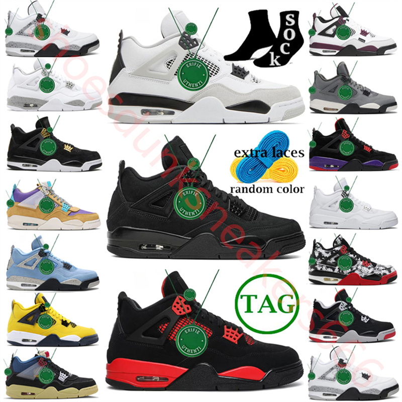 4 4s Basketball Shoes Mens womens jumpman 4 Neon 95 Sail Military Black Cat Oreo University Blue red Thunder Bred Canyon Pure Money Sports Sneakers Trainers Shoe, Color # 18
4 4s Basketball Shoes Mens womens jumpman 4 Neon 95 Sail Military Black Cat Oreo University Blue red Thunder Bred Canyon Pure Money Sports Sneakers Trainers Shoe, Color # 18