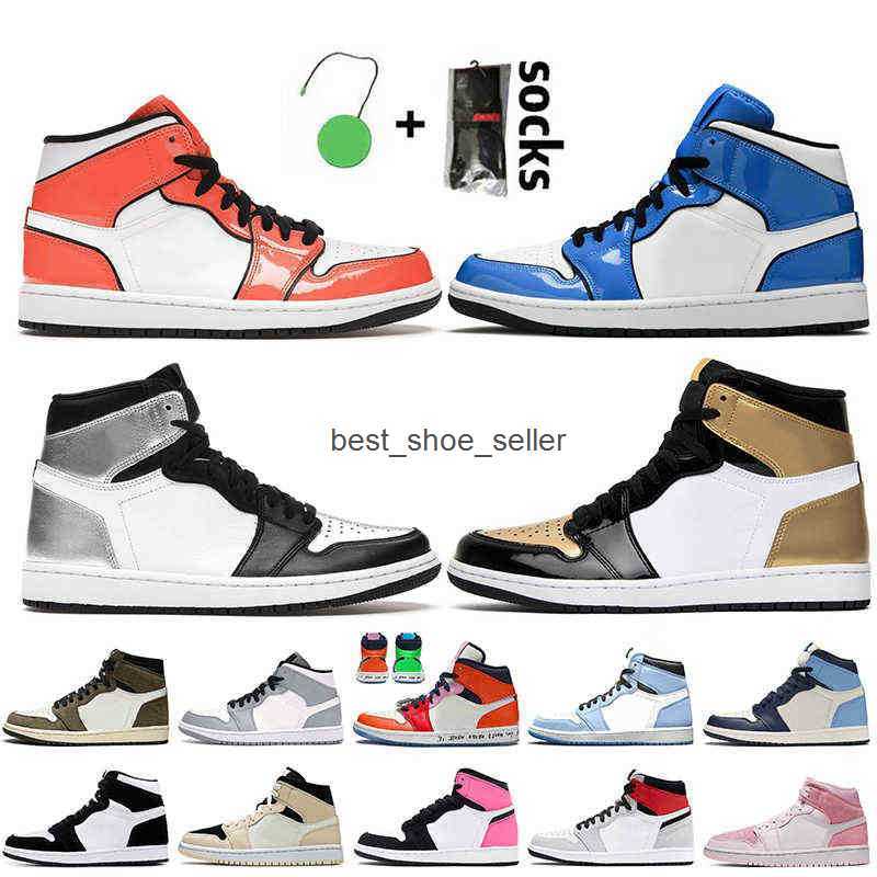 Top Fashion Jumpman 1 1s Outdoor Shoes Mid Turf ge High OG Silver Toe Digital Pink Light Smoke Grey Traine air JORDON jordens, #27 pine green 36-46
Top Fashion Jumpman 1 1s Outdoor Shoes Mid Turf ge High OG Silver Toe Digital Pink Light Smoke Grey Traine air JORDON jordens, #27 pine green 36-46