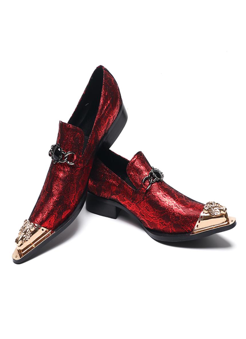 Bling Bling Men039s Oxford Shoes with Gold Metal Toe Luxurious Glitter Wedding Flowers Dress Shoes8760420, Red
Bling Bling Men039s Oxford Shoes with Gold Metal Toe Luxurious Glitter Wedding Flowers Dress Shoes8760420, Red