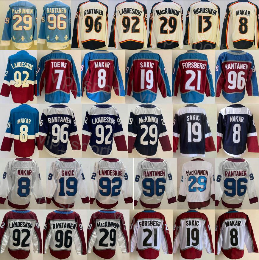 Reverse Retro 2023 Hockey 29 Nathan MacKinnon Jerseys 92 Gabriel Landeskog 96 Mikko Rantanen 19 Joe Sakic 7 Devon Toews 21 Peter Forsberg 8 Cale Makar All Stitching, Blue
Reverse Retro 2023 Hockey 29 Nathan MacKinnon Jerseys 92 Gabriel Landeskog 96 Mikko Rantanen 19 Joe Sakic 7 Devon Toews 21 Peter Forsberg 8 Cale Makar All Stitching, Blue