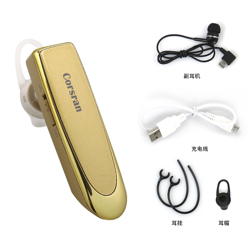Explosion K200 Play Business Bluetooth Headset Car Bluetooth Earpiece Hands Free with mic ear-hook Wireless Earphone