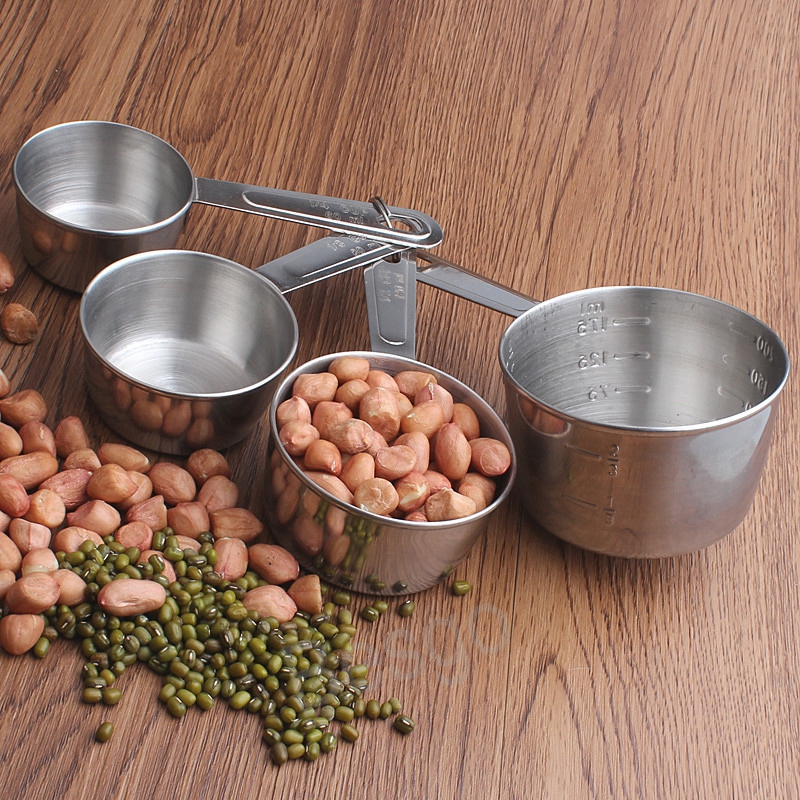 4 Pcs/Set Stainless Steel Measure Spoon Tools Cake Baking Measuring Scoop Milk Coffee Measure Spoons Kitchen Bakeware Scoops BH8100 TQQ
4 Pcs/Set Stainless Steel Measure Spoon Tools Cake Baking Measuring Scoop Milk Coffee Measure Spoons Kitchen Bakeware Scoops BH8100 TQQ