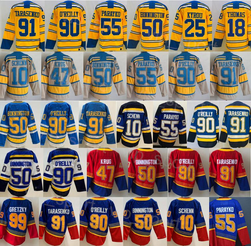 Winter Classic 2023 Reverse Retro Hockey 50 Binnington Jerseys 55 Colton Parayko 10 Brayden Schenn 91 Vladimir Tarasenko 90 Ryan OReilly Blue Red White Beige Color
Winter Classic 2023 Reverse Retro Hockey 50 Binnington Jerseys 55 Colton Parayko 10 Brayden Schenn 91 Vladimir Tarasenko 90 Ryan OReilly Blue Red White Beige Color