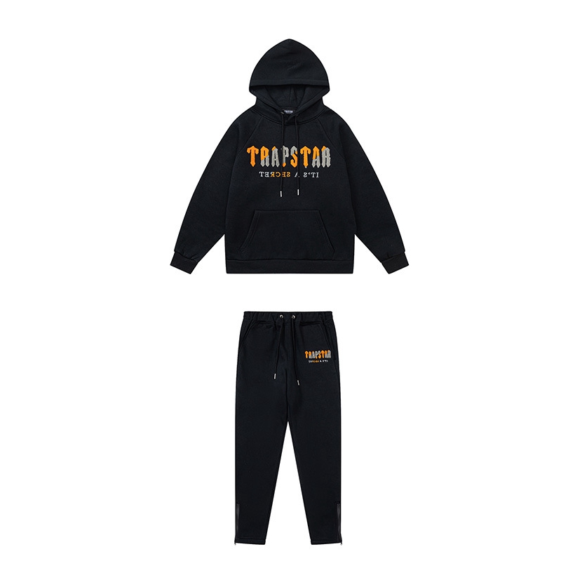 Black Hoodie Trapstar Tracksuit Rainbow Towel Embroidery Decoding Hooded Men and Women Sportswear Suit KWA0
Black Hoodie Trapstar Tracksuit Rainbow Towel Embroidery Decoding Hooded Men and Women Sportswear Suit KWA0