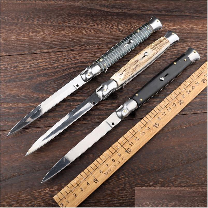 Camping Hunting Knives 11 Inch Italian Mafia Matic Knife 440 Resin Handle Outdoor Cam Folding Tool Drop Delivery Sports Outdoors Hiki Otitm
Camping Hunting Knives 11 Inch Italian Mafia Matic Knife 440 Resin Handle Outdoor Cam Folding Tool Drop Delivery Sports Outdoors Hiki Otitm
