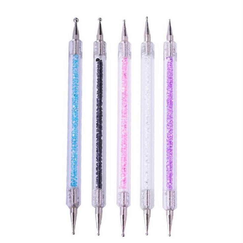 Acrylic 2 Ways Dotting Tool Nail Art Pen Colorful Rhinestone Nail Decoration Painting Brush Nails Design Tools kit240c
Acrylic 2 Ways Dotting Tool Nail Art Pen Colorful Rhinestone Nail Decoration Painting Brush Nails Design Tools kit240c