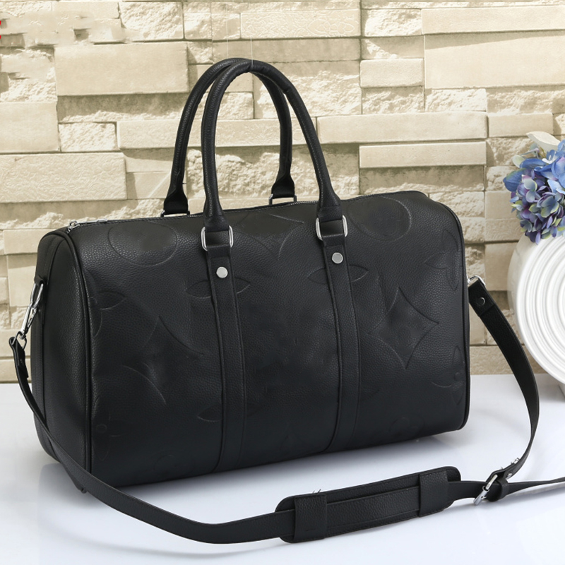 Classical Men Duffle Bag Black Embossing For Women Travel Bags Men's Hand Luggage Travels Handbag Men PVC Leather Handbags Large Cross Body Totes Man, #14
Classical Men Duffle Bag Black Embossing For Women Travel Bags Men's Hand Luggage Travels Handbag Men PVC Leather Handbags Large Cross Body Totes Man, #14