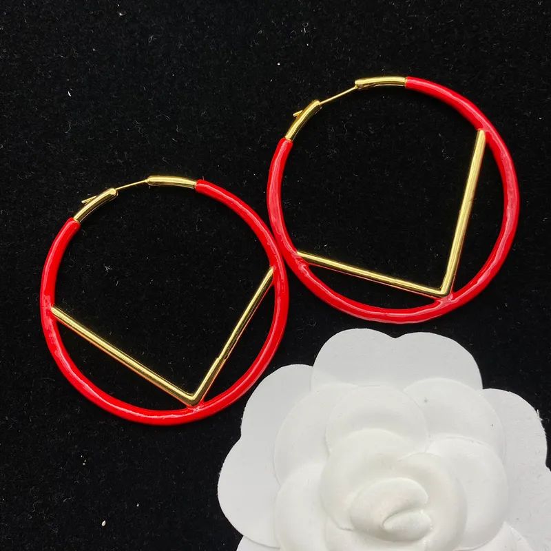 Hoops earrings Fashion Letter Round Color Earrings Designer Jewelry Women's Luxury 6 Colors F6547
Hoops earrings Fashion Letter Round Color Earrings Designer Jewelry Women's Luxury 6 Colors F6547