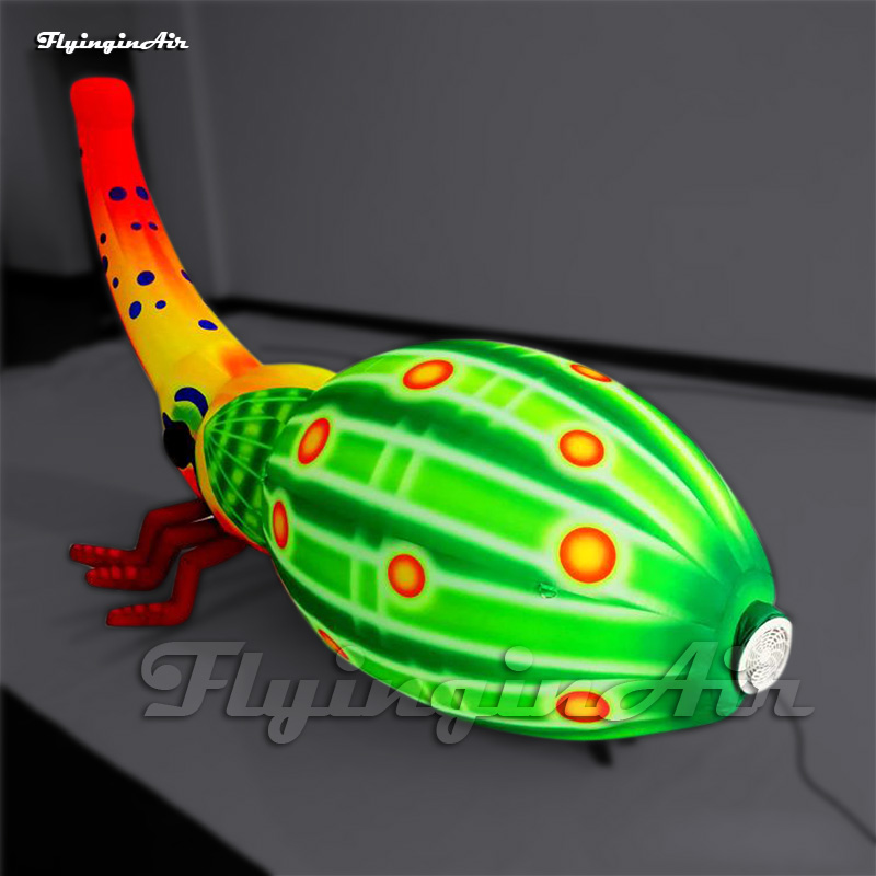 Large Inflatable Fulfora Candelaria Cartoon Animal Model Insect Balloon Airblown Lantern Fly For Park Decoration
