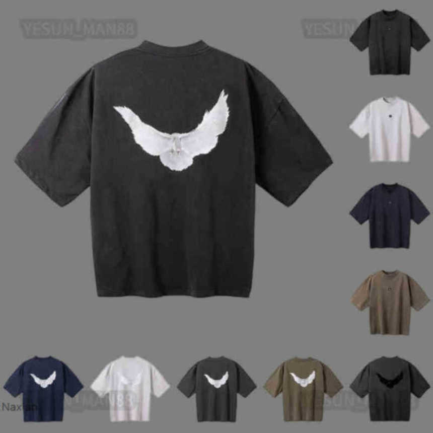 Designer Kanyes Classic Wests T Shirt Party Joint Peace Dove Printed Washing Water Short Sleeves High Street Mens And Womens Tees Naxian 2023 t-shirt fashion, 11
Designer Kanyes Classic Wests T Shirt Party Joint Peace Dove Printed Washing Water Short Sleeves High Street Mens And Womens Tees Naxian 2023 t-shirt fashion, 11