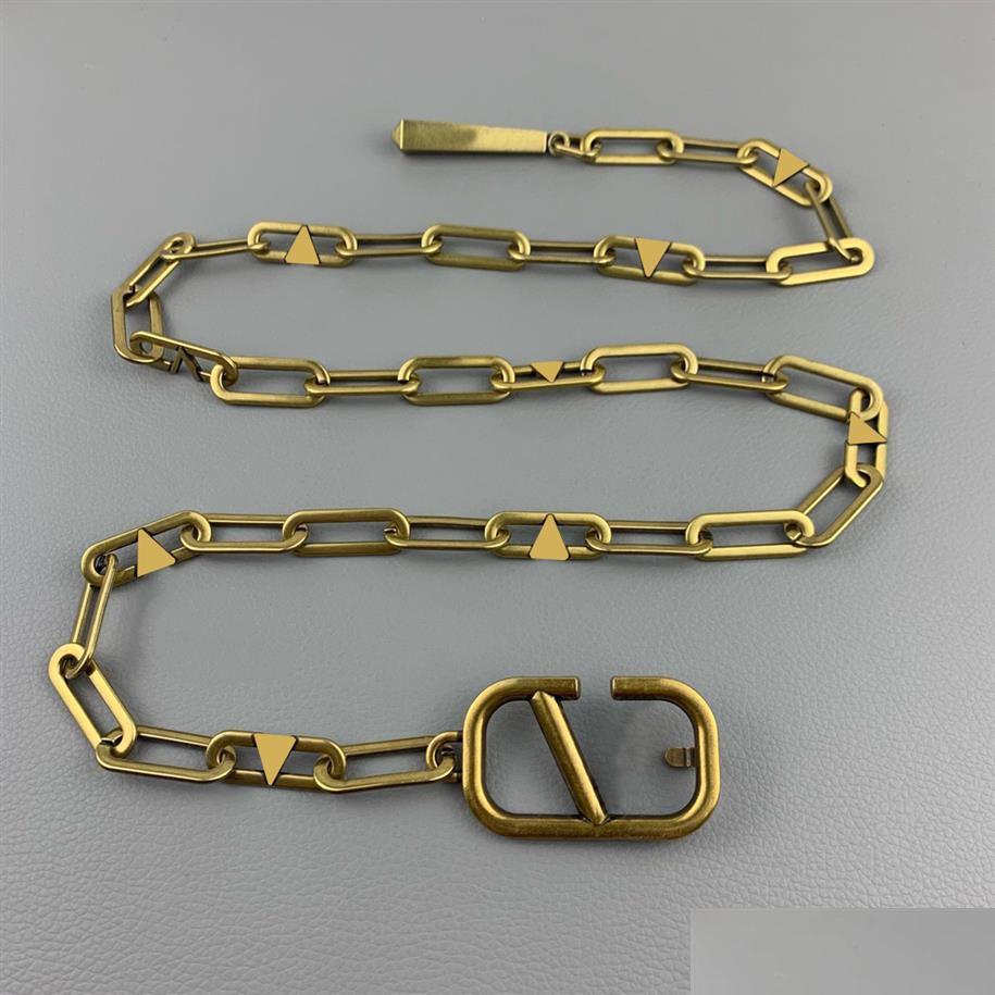 Belts Womens Designers Chains Fashion Luxury Designer Link Belt For Women Letter V Buckle Waist Chain Vintage Gold Waistband Bronz31 Dh35U, Black
Belts Womens Designers Chains Fashion Luxury Designer Link Belt For Women Letter V Buckle Waist Chain Vintage Gold Waistband Bronz31 Dh35U, Black