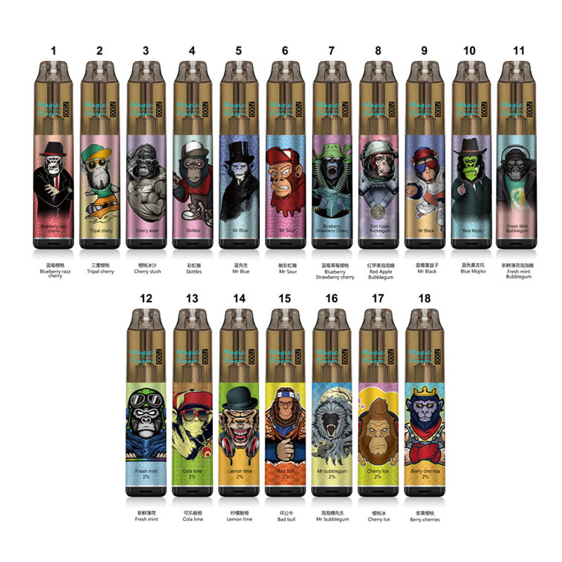 7000 Puffs Komodo Magic Dragon Disposable E Cigarette 850mAh Type C Rechargeable Vape Pen 16ml Prefilled Pod
7000 Puffs Komodo Magic Dragon Disposable E Cigarette 850mAh Type C Rechargeable Vape Pen 16ml Prefilled Pod