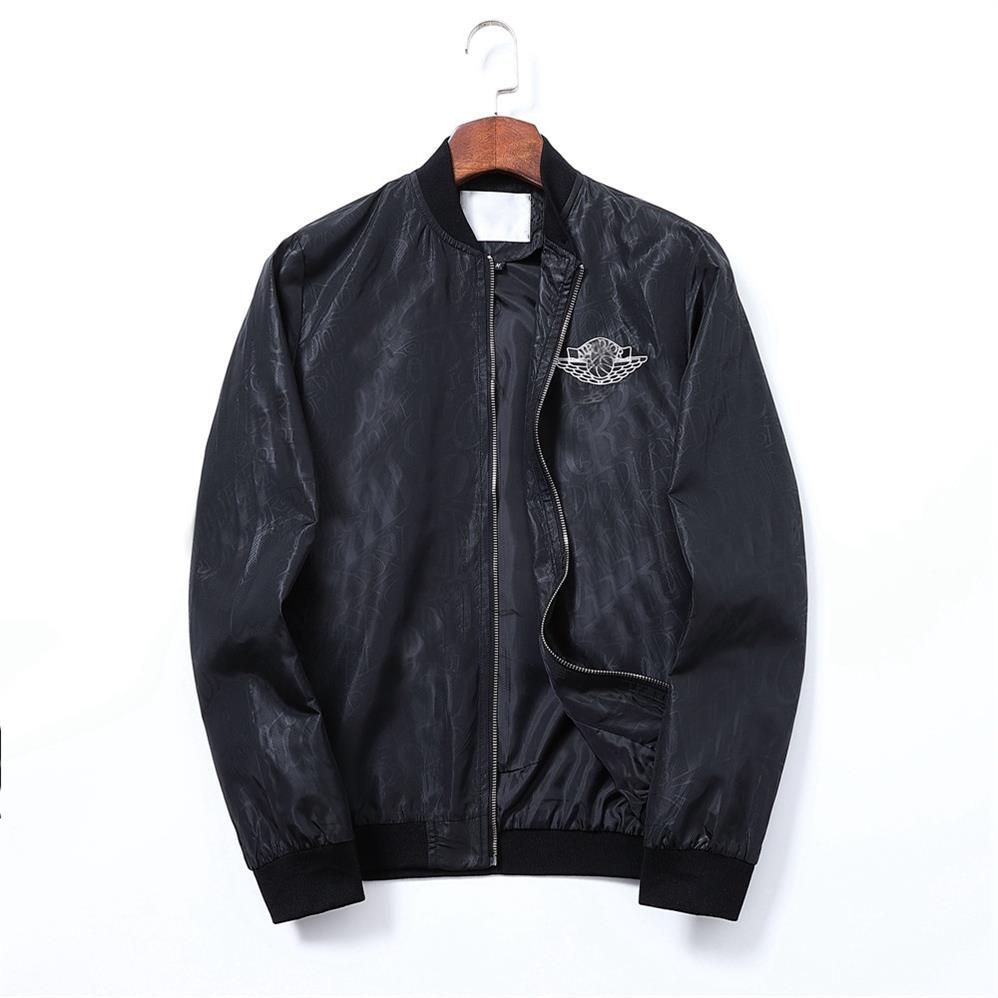 Designer mens jacket spring and autumn windrunner tee fashion hooded sports windbreaker casual zipper jackets clothing Size M-3xl#12, Black 
Designer mens jacket spring and autumn windrunner tee fashion hooded sports windbreaker casual zipper jackets clothing Size M-3xl#12, Black