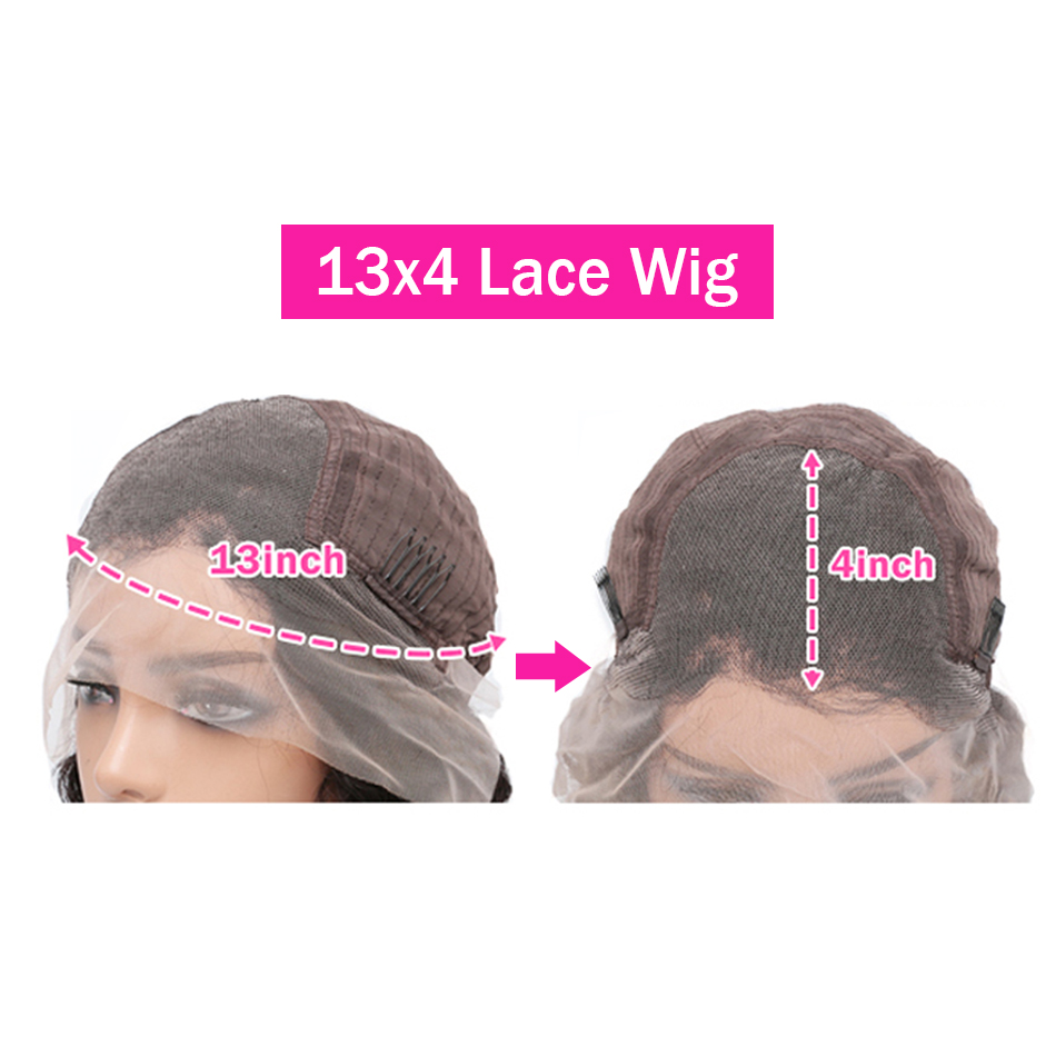 250 Density HD Transparent Lace Kinky Straight Wig Yaki Simulation Human Hair Wigs For Women Brazilian Lace Front Wig With Baby Hair