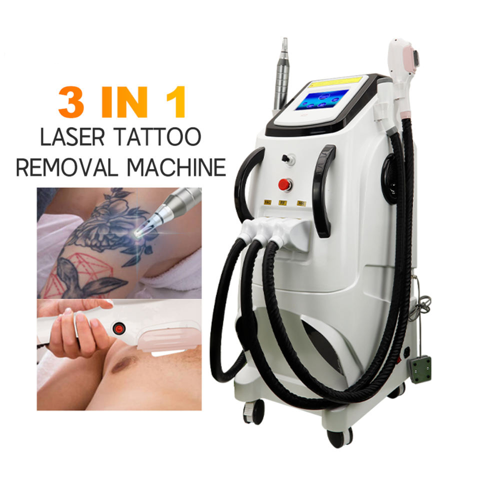 Salon Multi-Functional Beauty Equipment IPL OPT laser hair removal permanently nd yag lazer tattoo remove multifunction machine rf face lift elight
