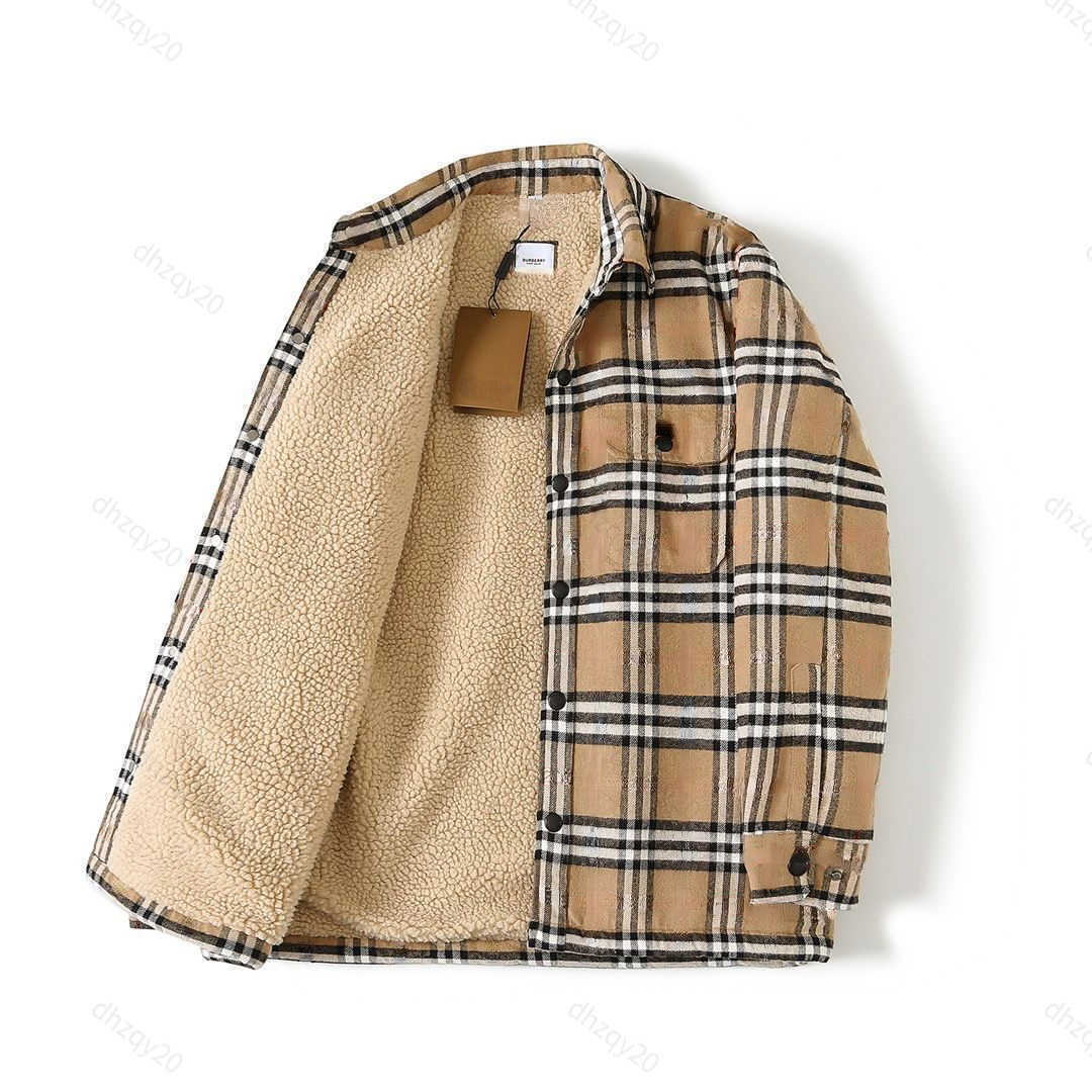 Bbr woolen jacket sportswear designer flannel shirt classic burbe windbreaker jackets lining warm coat baseball shirts, Khaki
Bbr woolen jacket sportswear designer flannel shirt classic burbe windbreaker jackets lining warm coat baseball shirts, Khaki