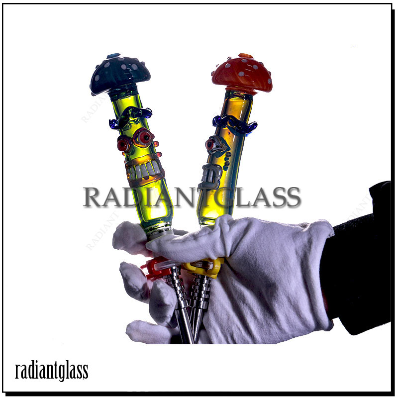 New Smoking Pipes nector collector kit mushroom dab straw with Titanium Tip and Clip for Wax Dabber
New Smoking Pipes nector collector kit mushroom dab straw with Titanium Tip and Clip for Wax Dabber